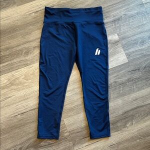 Women's Navy Blue High-Waisted Leggings